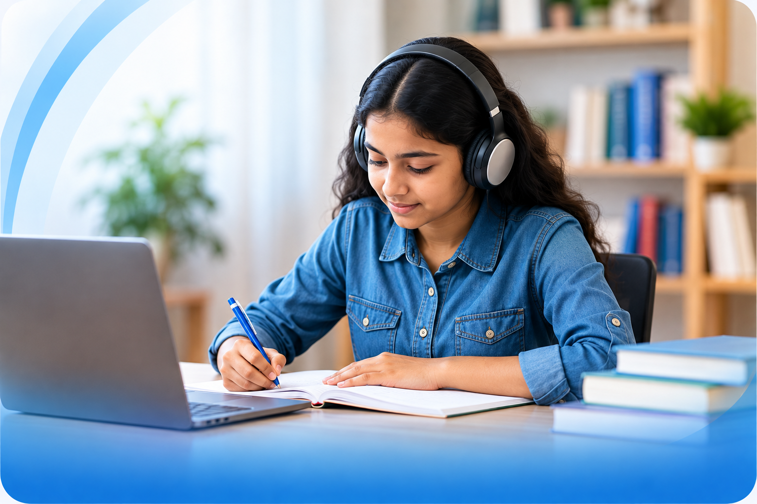 Student learning online