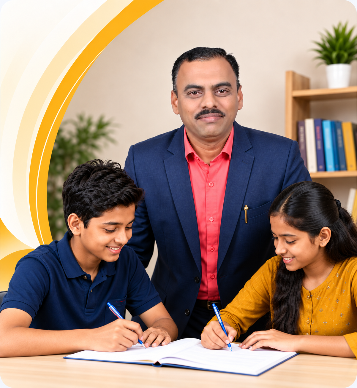 Mathability mentor guiding students